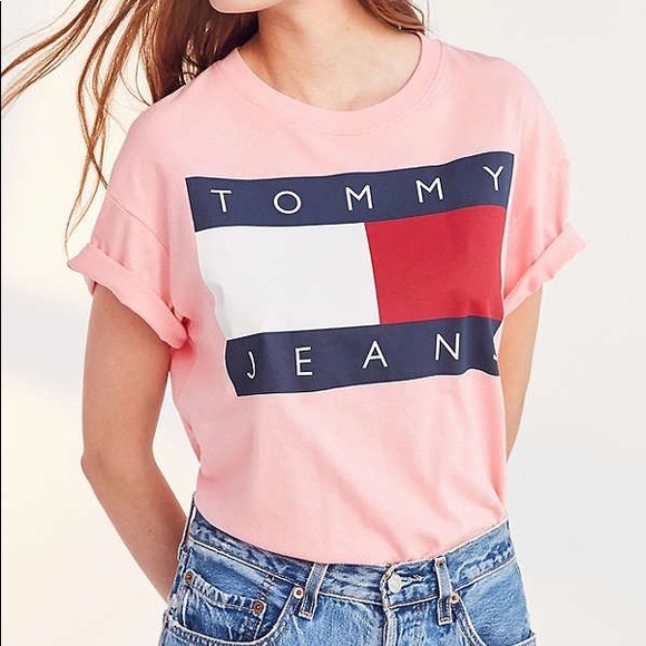 Tommy Hilfiger Tops - Tommy Jeans For UO ‘90s Tee Medium Pink
